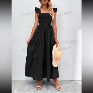 Black maxi dress